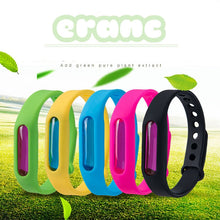 Load image into Gallery viewer, Color Mosquito Repellent Bracelet Summer Environmental Protection Silicone Capsule Bracelet Child Safety Belt Mosquito Killer